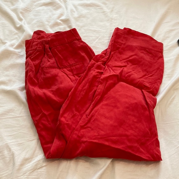 🚨Deal Alert 🚨 Frank & Oak Trousers Sz 12 Rorange ADORABLE - Picture 2 of 5